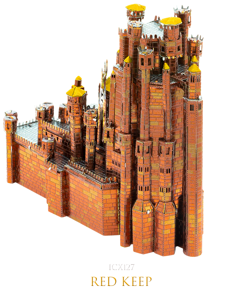Red Keep Metal Earth Game of Thrones House Red Keep | 3D Metal Model Kits