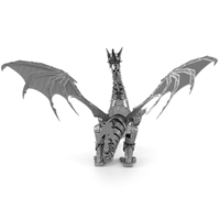 metal earth  Iconx silver dragon 1