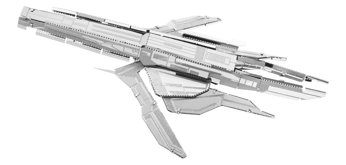 Details about   Fascinations Metal Earth Mass Effect 3D Laser Cut Steel Model Kit Turian Cruiser 