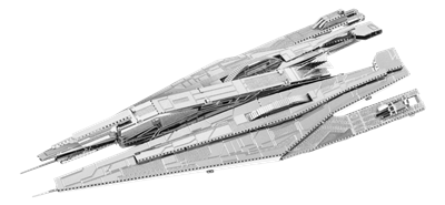 metal earth  Mass Effect - alliance cruiser