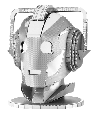 metal earth doctor who cyberman head