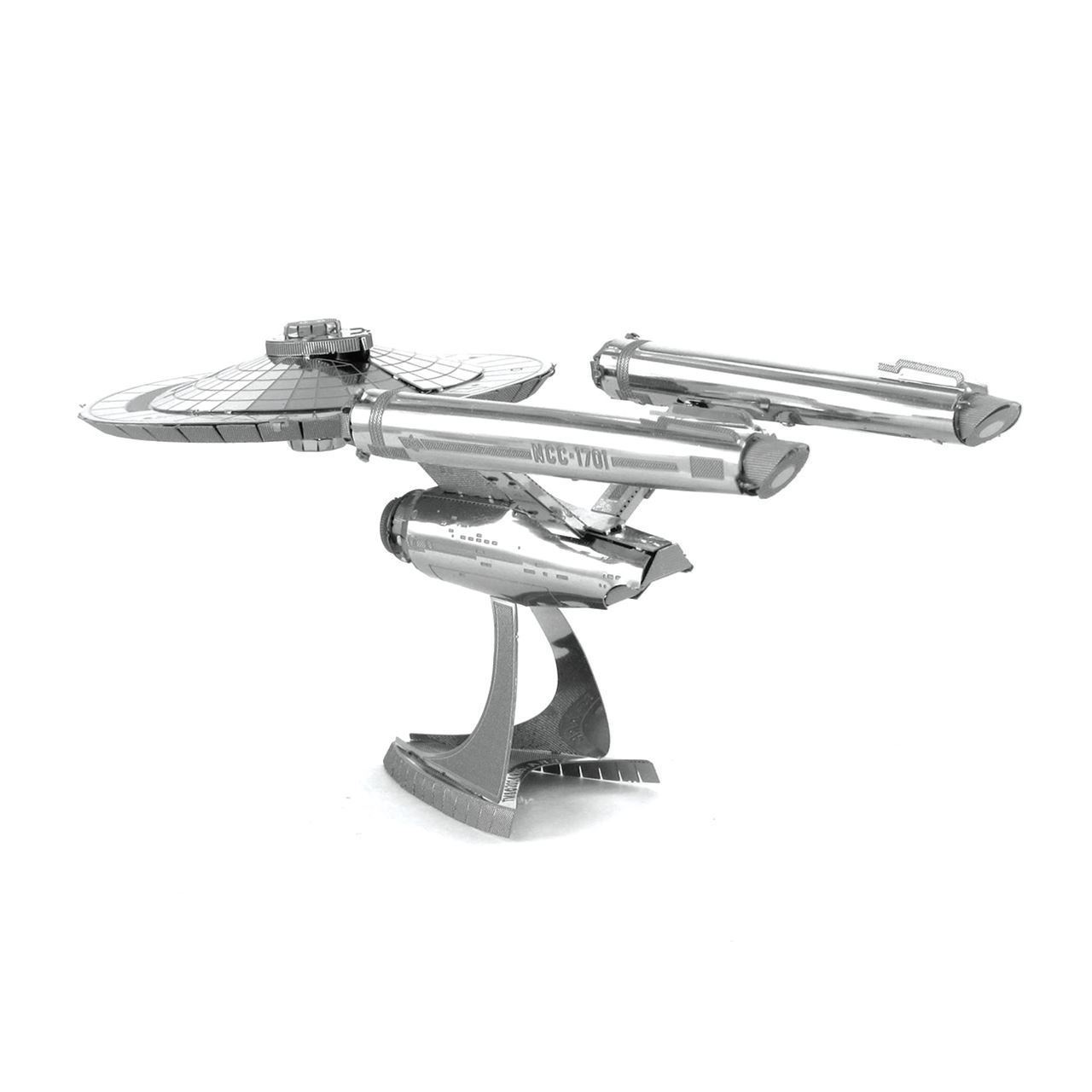 Fascinations Metal Earth Licensed Star Trek U.S.S ENTERPRISE NCC-1701 3D Model 