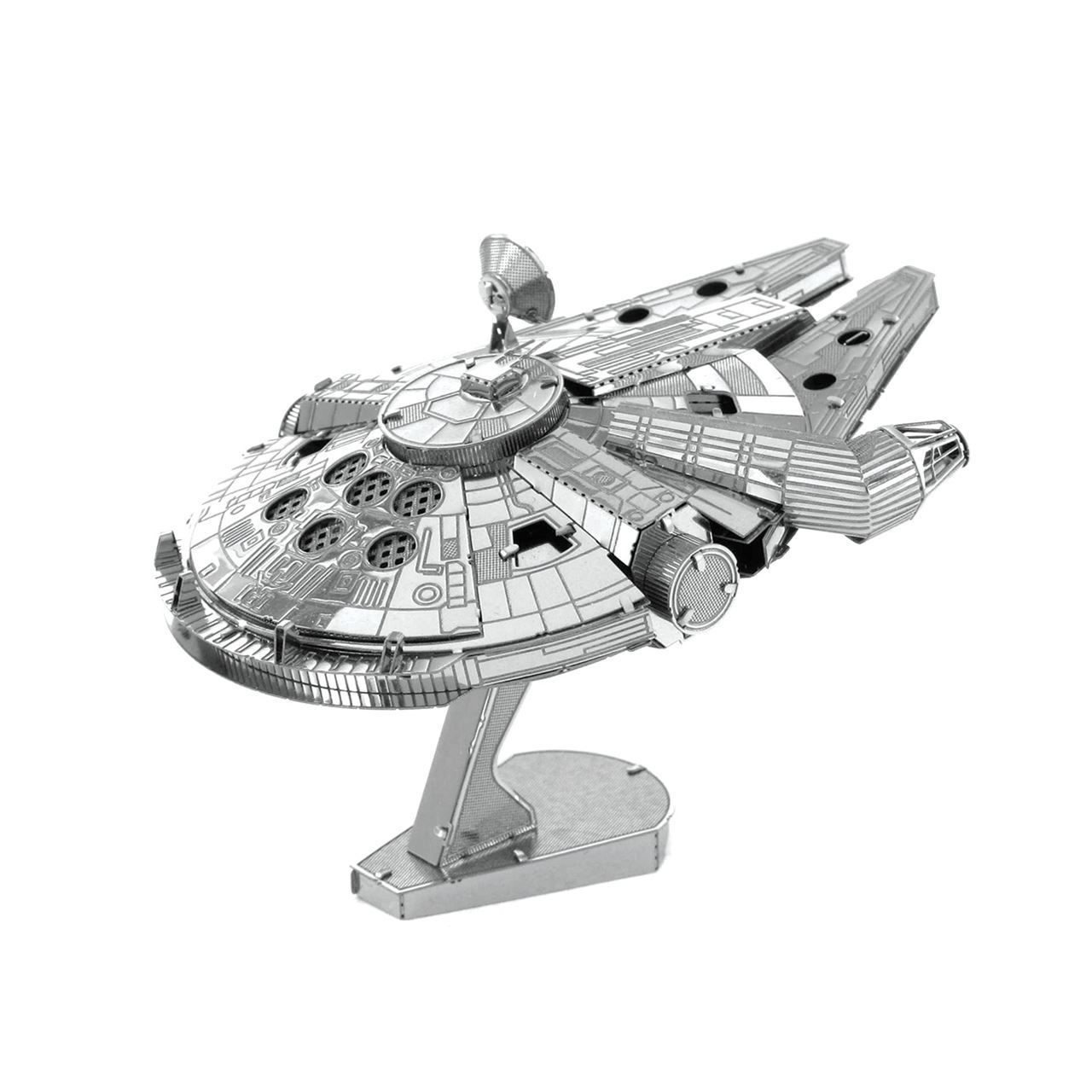 Metal Earth 3D Model Kits - Star Wars Set of 4 - Darth Vader's TIE Fighter,  R2-D2, AT-AT, Millenium Falcon