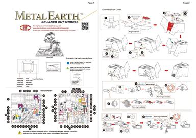metal earthe the Star Wars - imperial at- st instructions 1