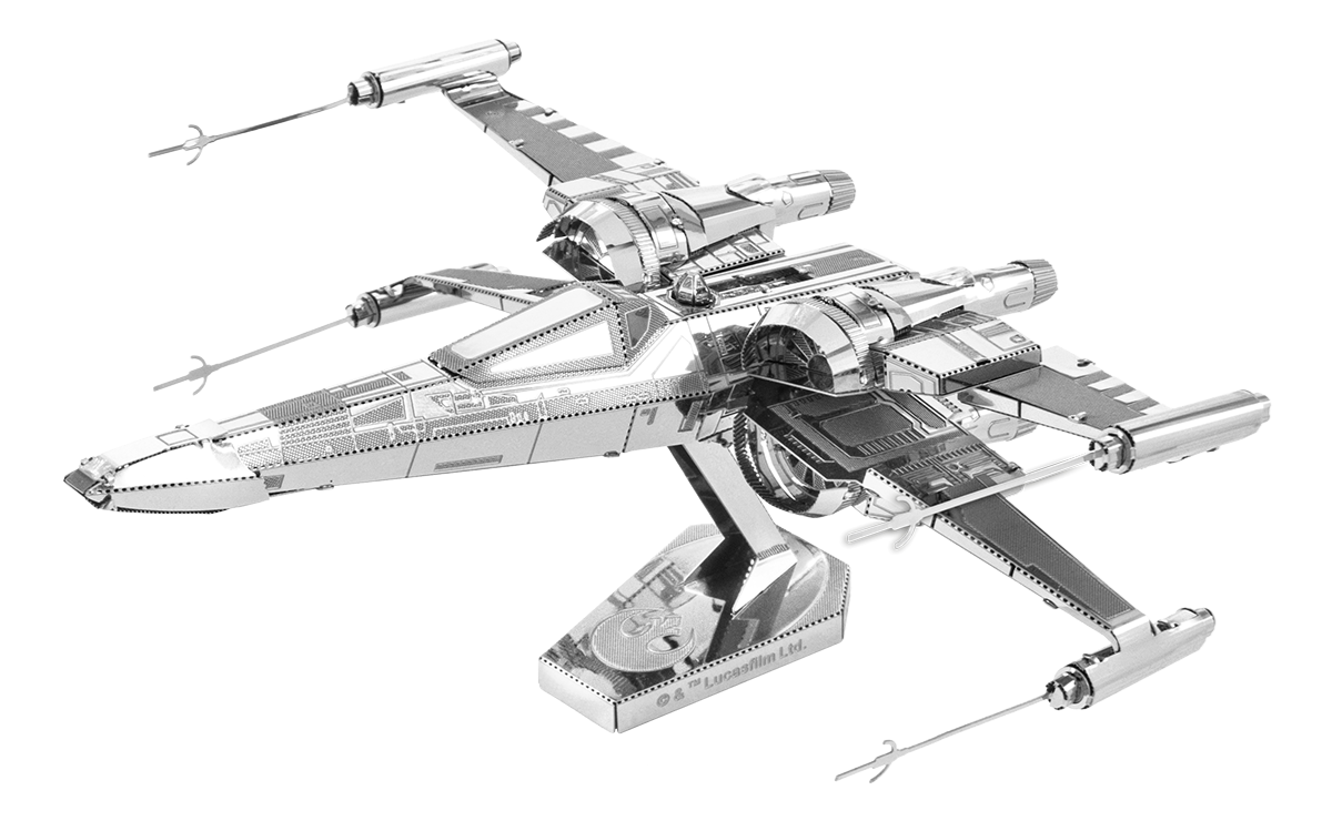 Poe Dameron's X-Wing Fighter Force Awakens Star Wars Metal Earth