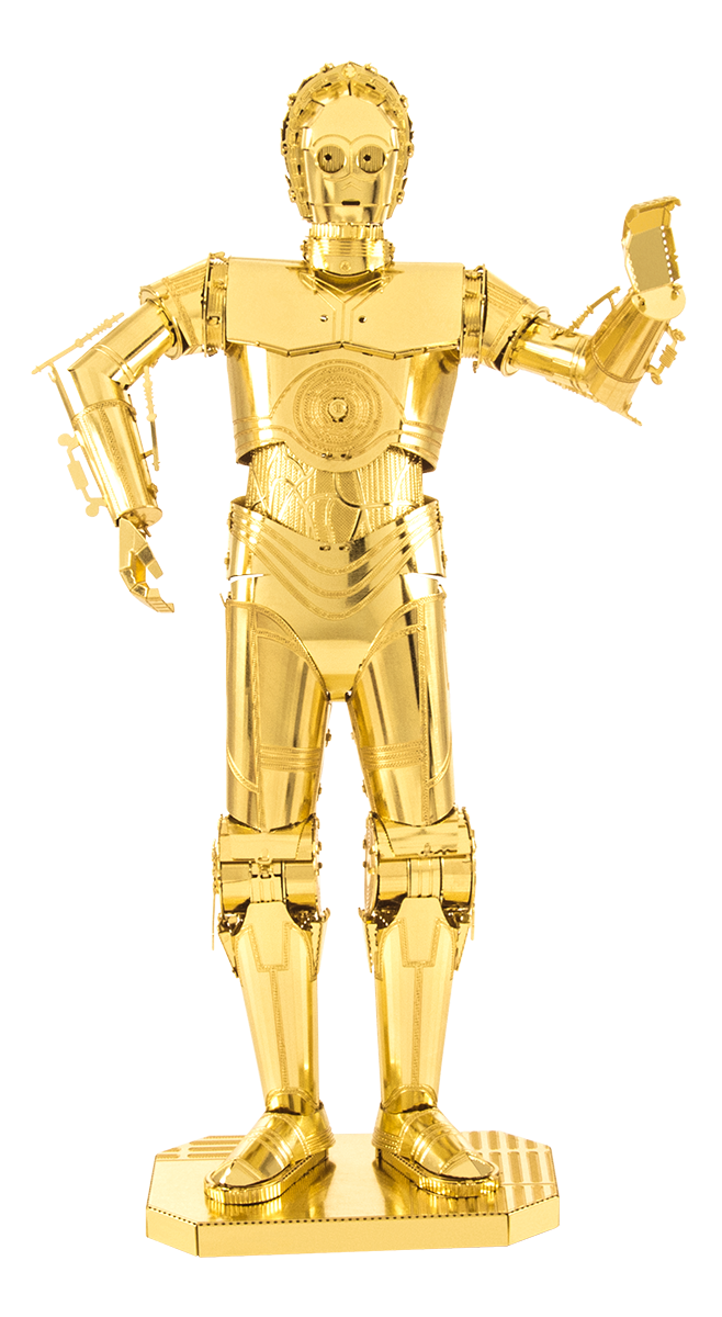 GOLD C-3P0 Star Wars Metal Earth