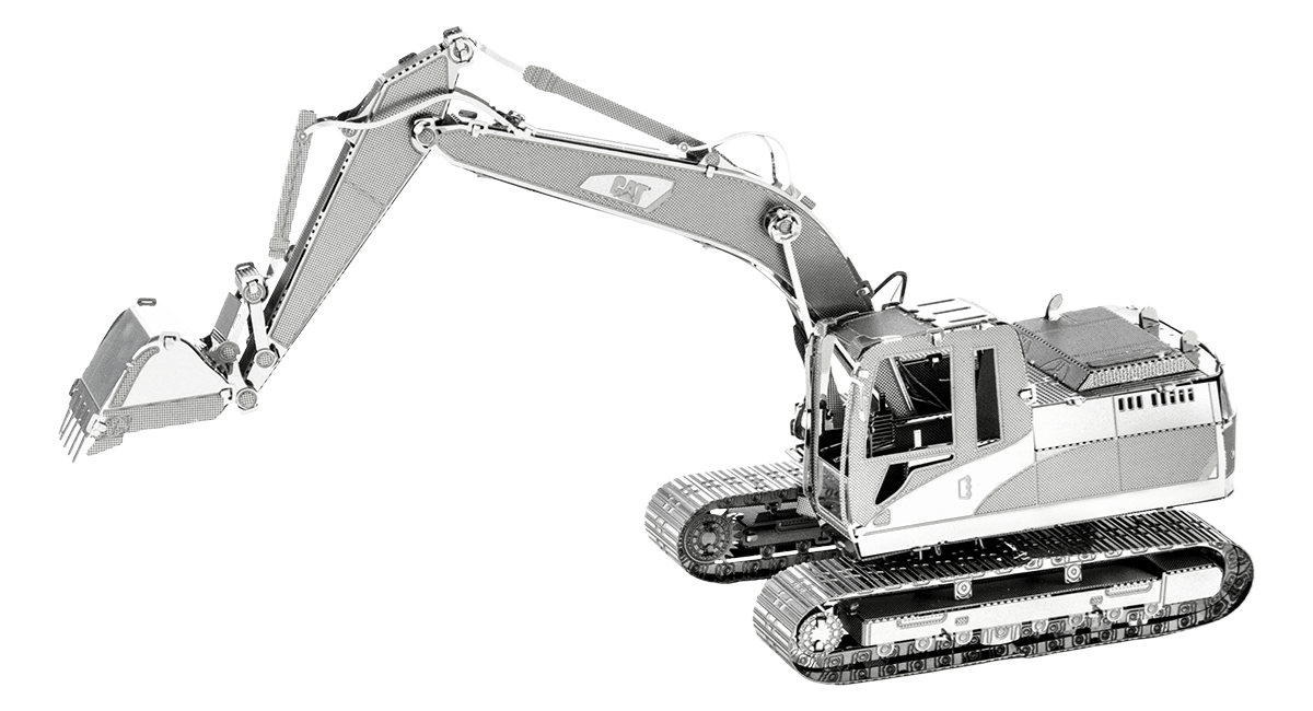 metal earth CAT excavator