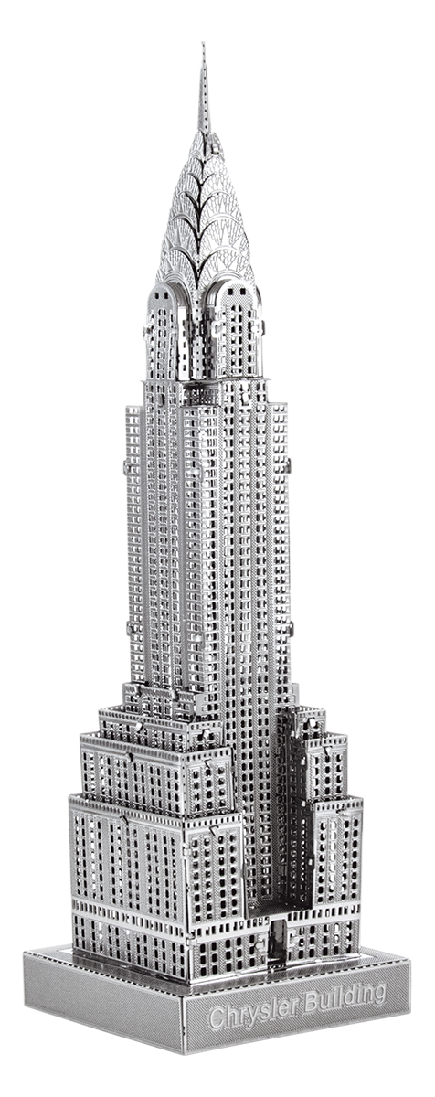 Chrysler Building ICONX 3D Laser Cut Metal Model Kit Fascinations ICX014 