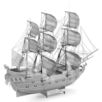 metal earth ships - iconx black pearl 3