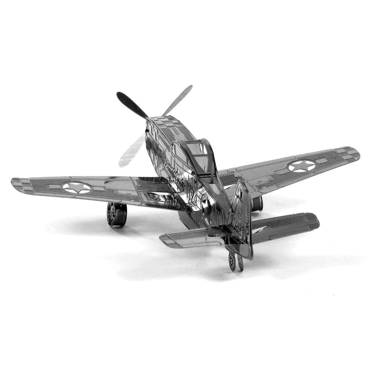 Fascinations Metal Earth 9-Pack Plane Model Kit: P-51, F4U Corsair, Wright Flyer & More – For Ages 14+