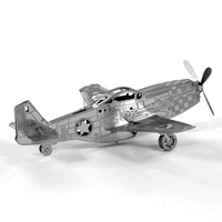 metal earth boeing - mustang p-51 -4