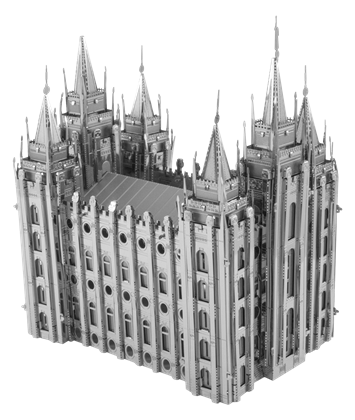 Metal Earth architecture - Salt Lake city temple