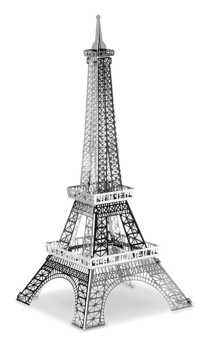 Fascinations Metal Earth 3D Laser Cut Steel Model Kit Eiffel Tower France Paris 