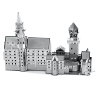 metal earth architecture - neuschwanstein castle 3