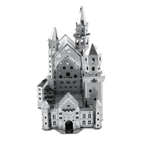 metal earth architecture - neuschwanstein castle 4