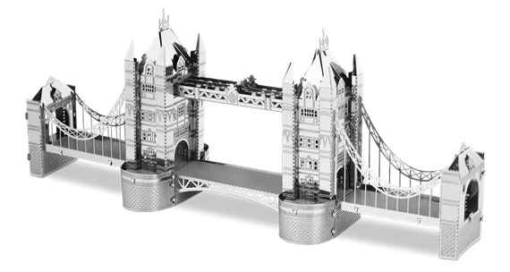 metal earth  architecture - london tower bridge