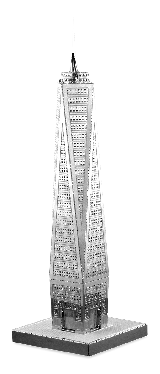 Metal Earth 3D Laser Cut Steel Model Kit New York One World Trade Center Model 
