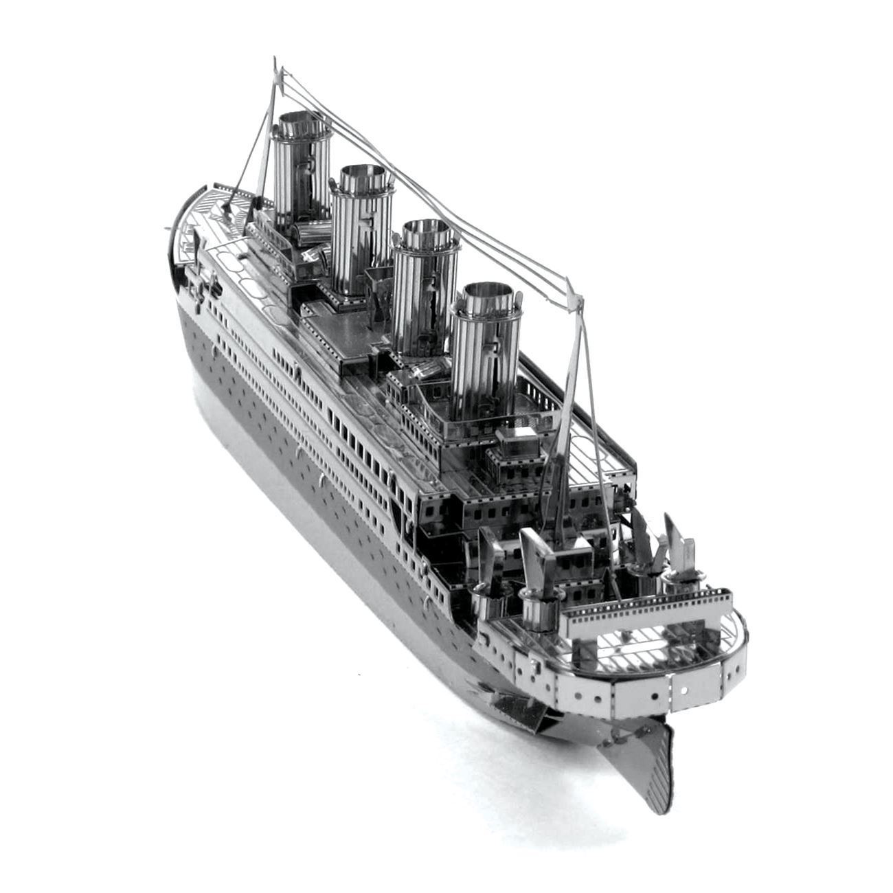 Fascinations Metal Earth RMS Titanic 3D Miniature Ocean Liner Steel Model 