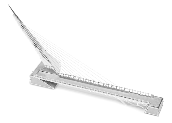metal earth architecture - sundial bridge