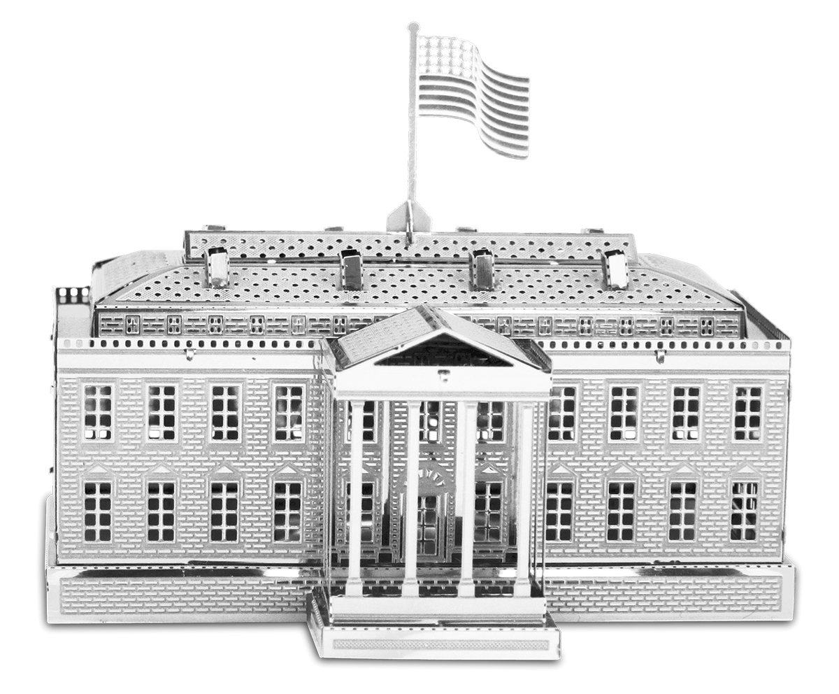 metal earth architecture - white house