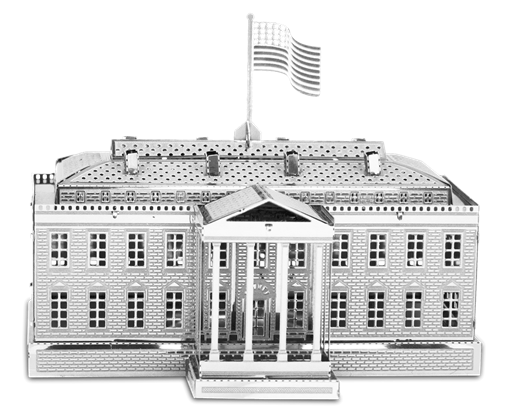 metal earth architecture - white house