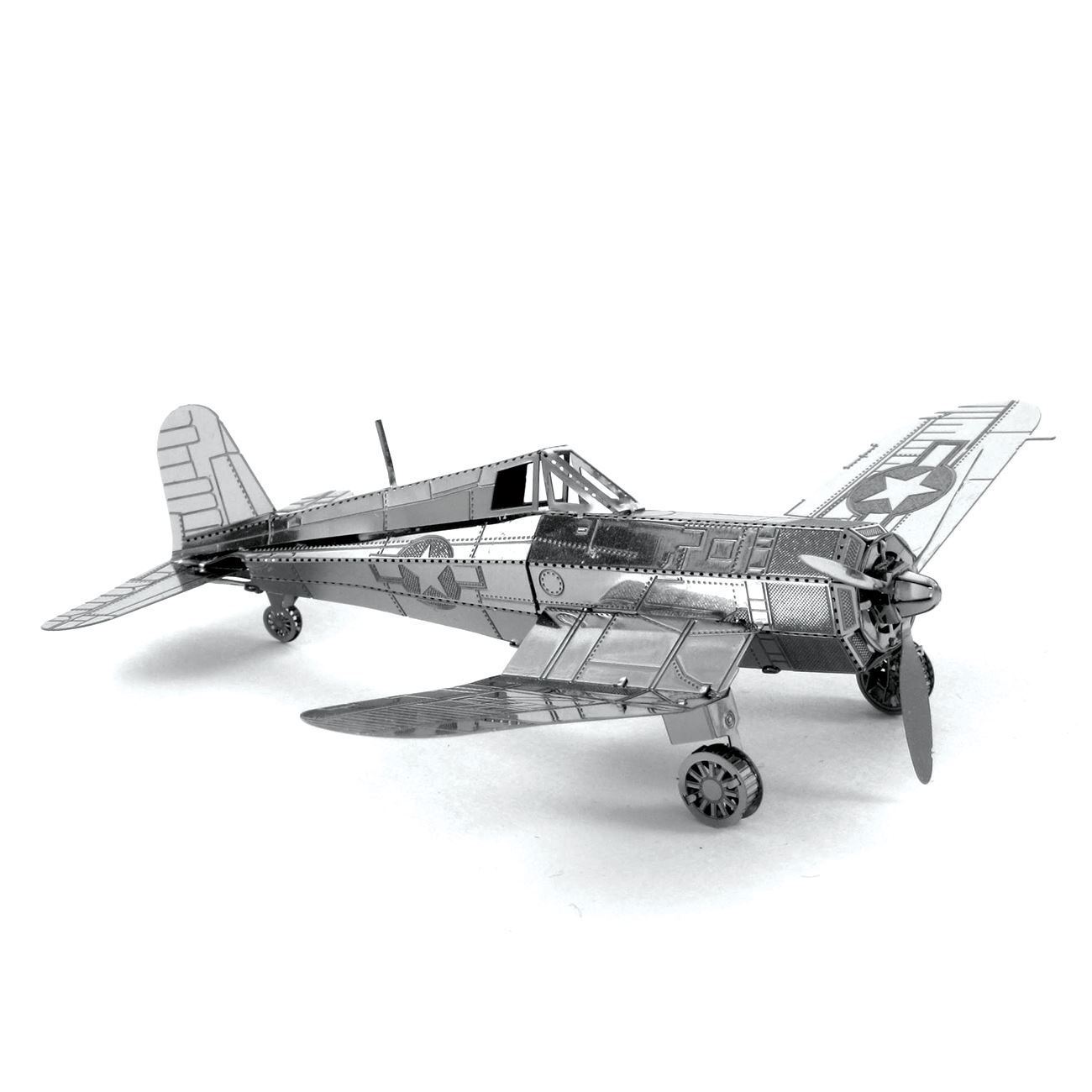 Metal Earth 5061035 Maquette 3D F4U Corsair Aviation 1 pièce 11,5 x 9,5 x 3,8 cm 