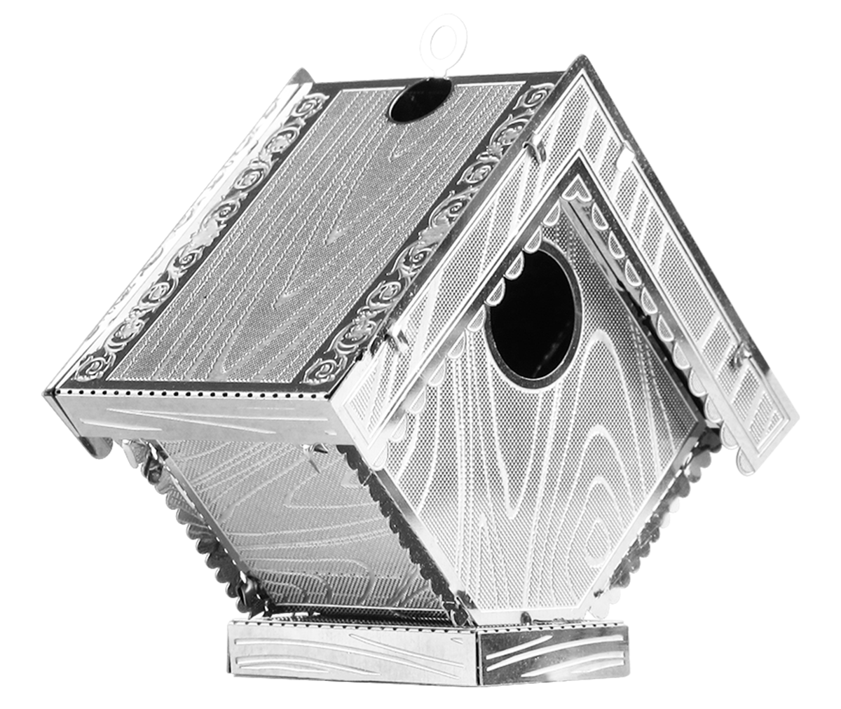 metal earth bird house