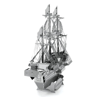 Metal Earth ships - metal golden hind 4