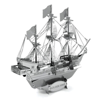 Metal Earth ships - metal golden hind 5