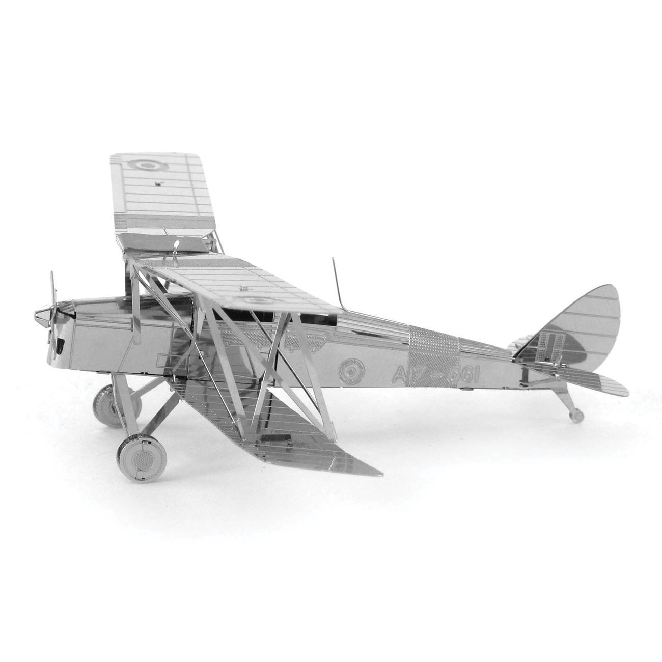 Metal Earth 3D Laser Cut Miniature Model Kit De Havilland Tiger Moth
