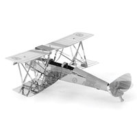 metal earth  the aviation - de havilland tiger moth 3