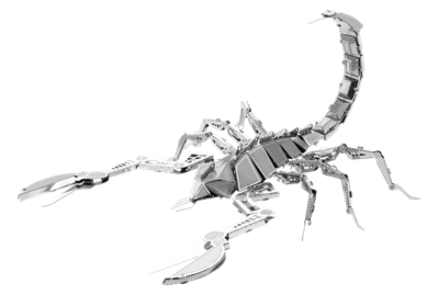 360° View Gallery - Metal Earth Bugs - Scorpion | 3D Metal Model Kits