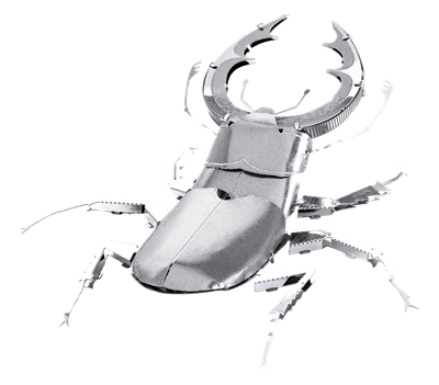 metal earth bugs - stag beetle