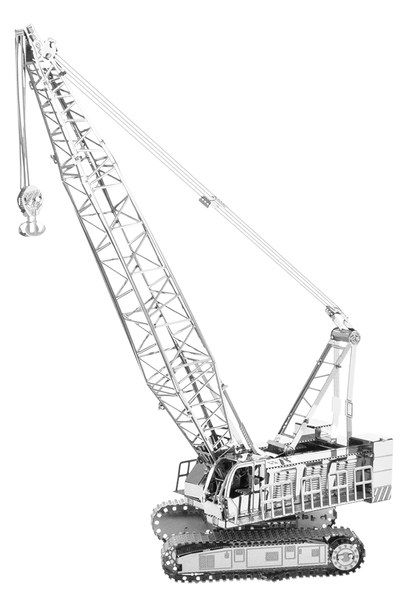 Fascinations Metal Earth Contruction Crawler Crane 3D Laser Cut Steel Model Kit 