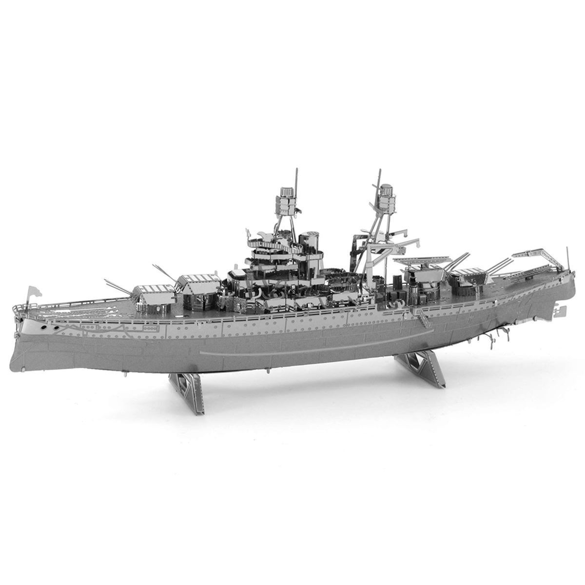 Metal Earth 3D Laser Cut Car Miniature Model Kit 2 sheets USS Arizona 