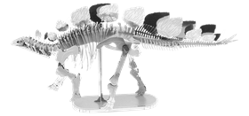 metal earth dinosaur - stegosaurus skeleton