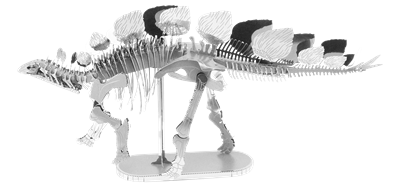 metal earth dinosaur - stegosaurus skeleton