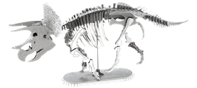 metal earth dinosaur - triceatops skeleton