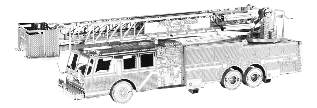  Metal Earth Fire Engine Truck 3D Metal Model Kit