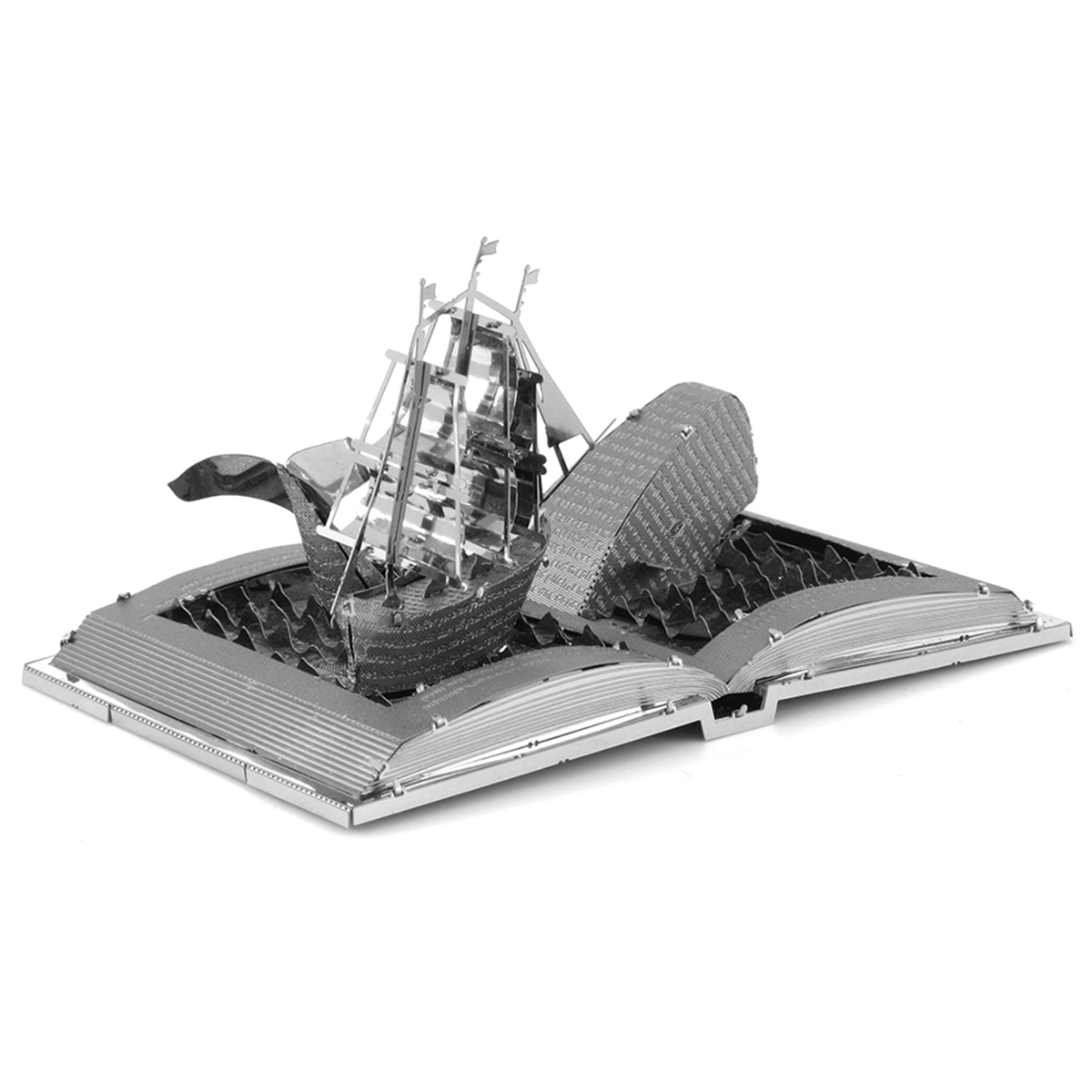 Fascinations Metal Earth Moby Dick Book Sculpture 3d Laser Cut Model Kit MMS116 for sale online 