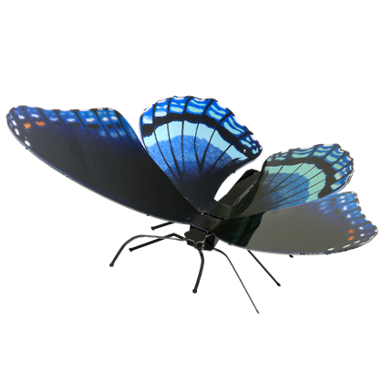 Fascinations Buckeye Butterfly 3D Model Nature Metal Earth MMS124