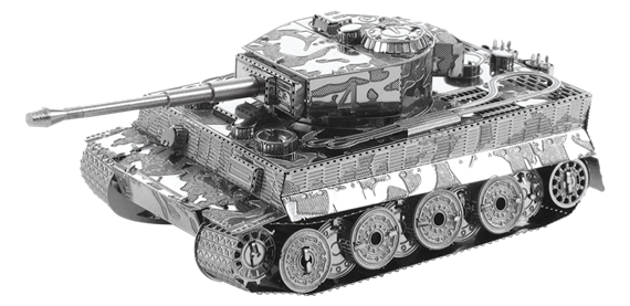 metal earth tanks - tiger i tank