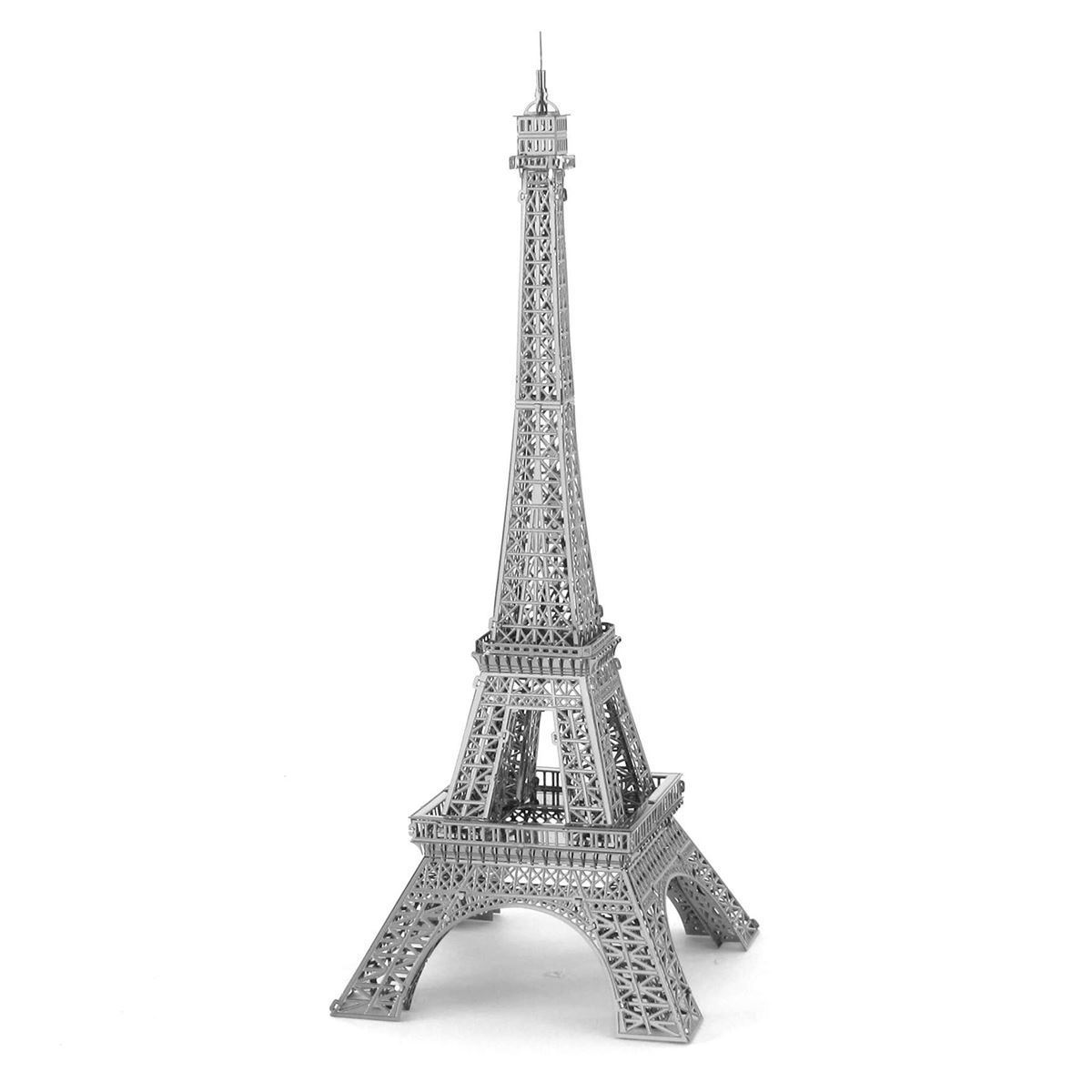 Metal Earth ICONX Eiffel Tower Paris 3D Laser Cut DIY Model Building Kit Puzzle 