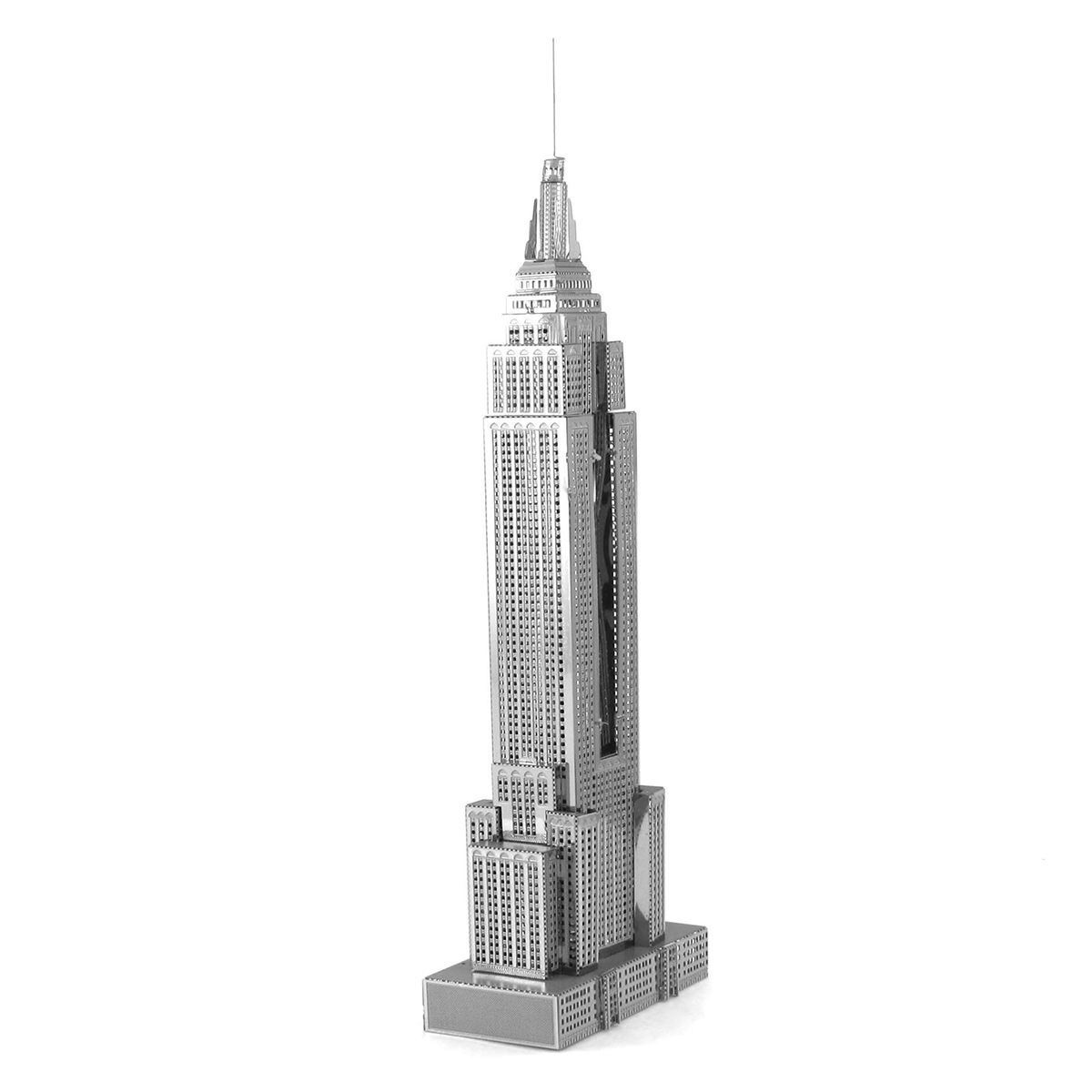 Fascinations ICONX Empire State Building 3D Metal Earth Laser Cut Model Kit 