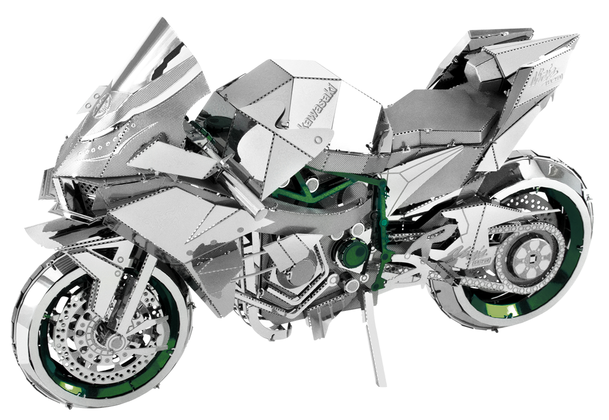 portón Tropical Enfadarse Metal Earth Premium Series - Kawasaki Ninja H2R | 3D Metal Model Kits