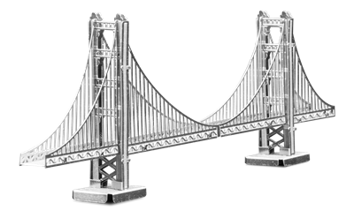 Metal Earth architecture - metal Golden gate bridge