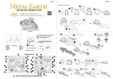 metal earth halo - forerunner phaeton instructions 1