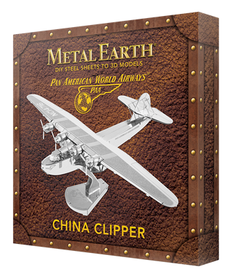 metal earth aviation - pan am china clipper - box version