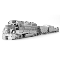 metal earth vehicles -Freight Train Set 3