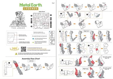 Metal Earth Legends - The Joker | 3D Metal Model Kits